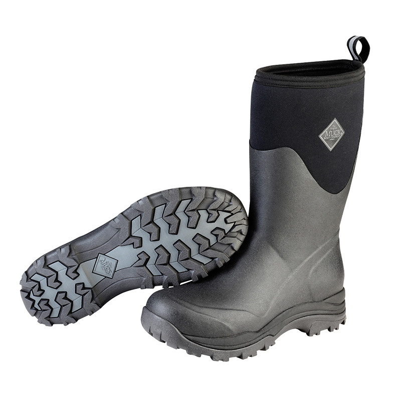 Aufbau Muck Boots hoch schwarz